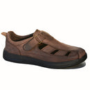 K12 صندل رجالي جلد طبيعي بنعل خفيف كود