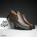K801:حذاء رجالي جلد طبيعي كود - OGAT