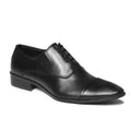 H4-حذاء اوكسفورد جلد طبيعي بطرف دائري للرجال - OGAT